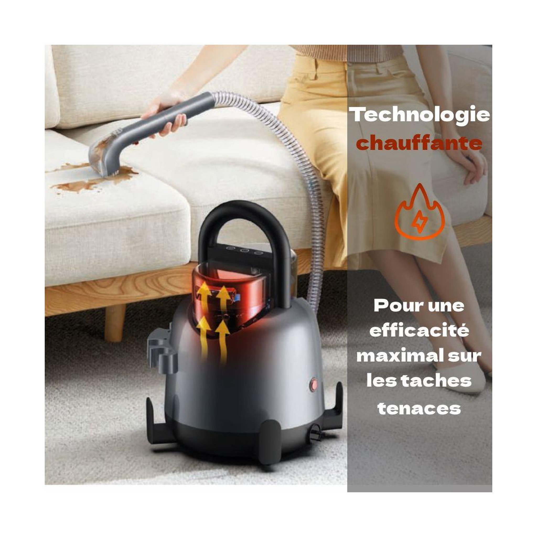 Voir la diapositive 4 : e.ziclean Nettoyeur détacheur Spot Remover W4 Hot