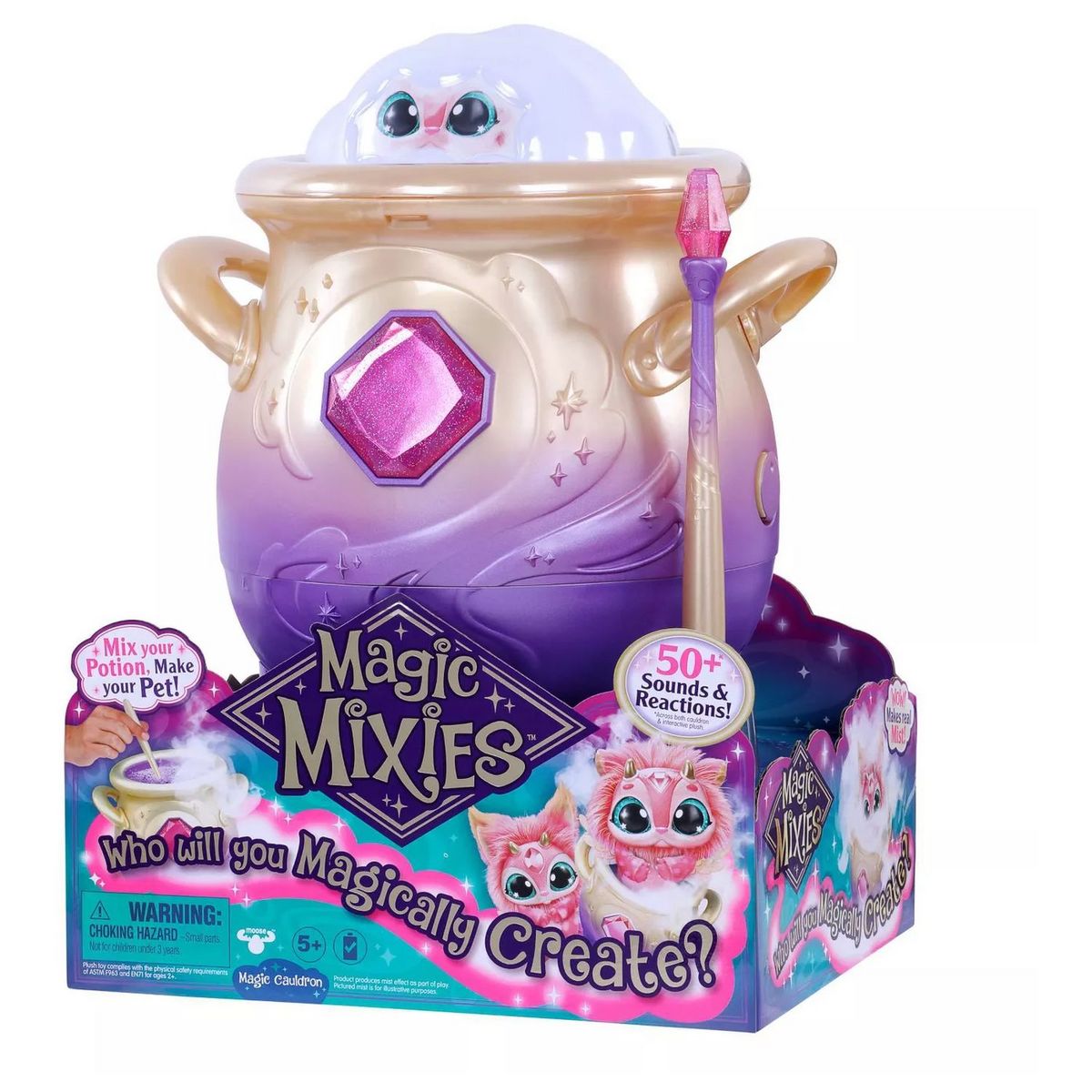 MOOSE TOYS Magic Mixies Chaudron magique rose