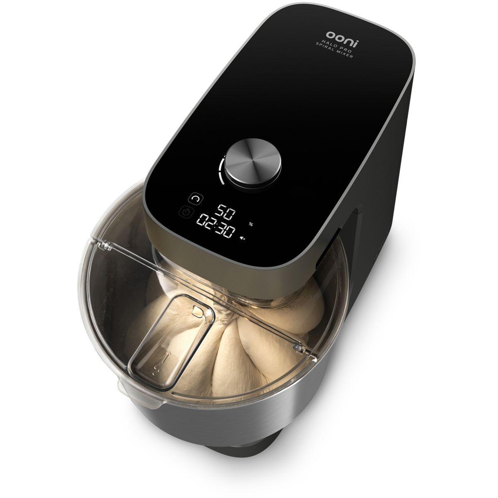 Voir la diapositive 3 : OONI Robot pâtissier halo pro gris,  7 l, 58 vitesses, transmission directe