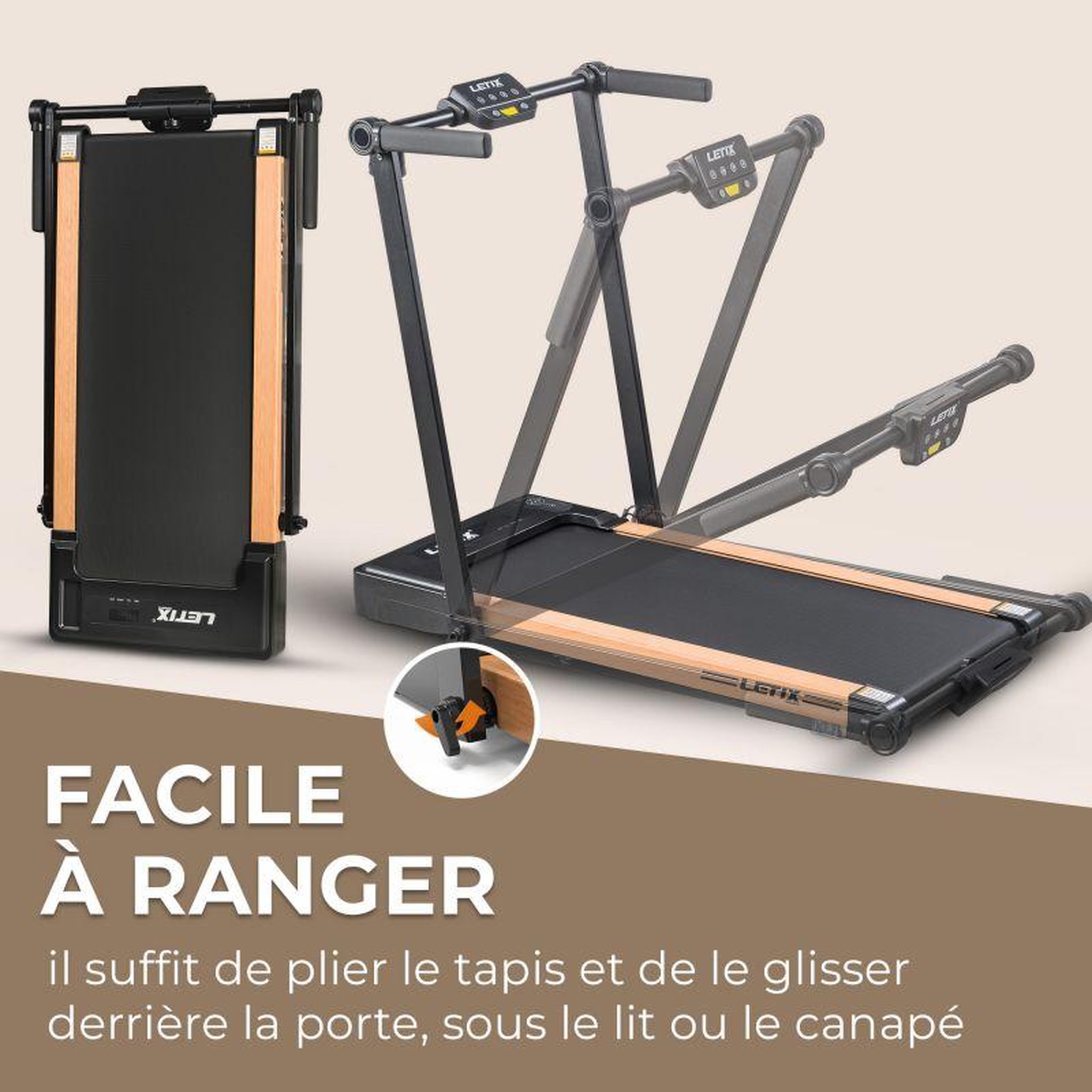 Voir la diapositive 3 : SPARRAW Tapis de course Pliable Pro - 12 KM/H- 1500W -12 programmes