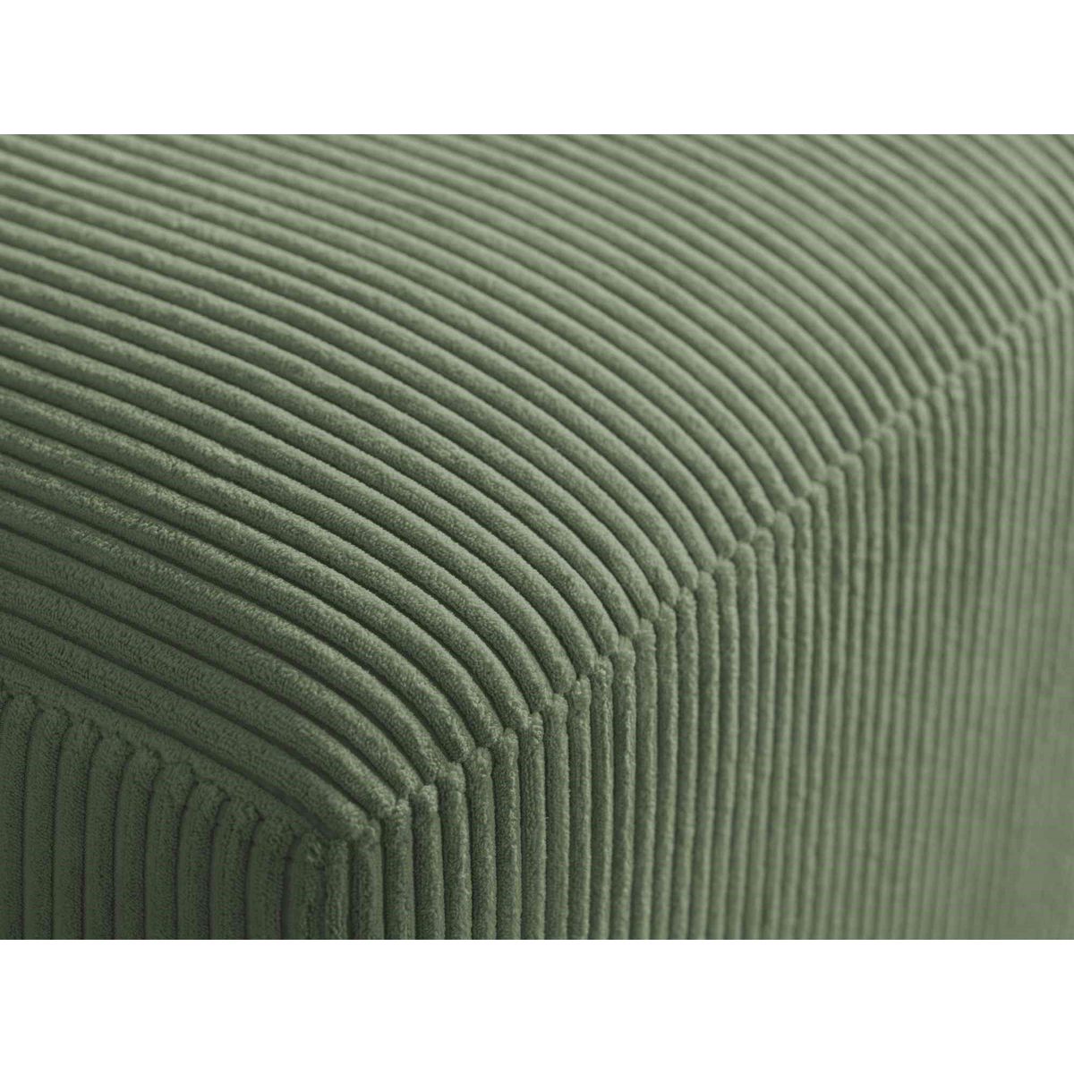 LISA DESIGN Livy - canapé d'angle convertible - avec coffre - en velours côtelé - 5 places - gauche