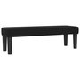 Voir la diapositive 2 : VIDAXL Banc Noir 100x30x30 cm Tissu