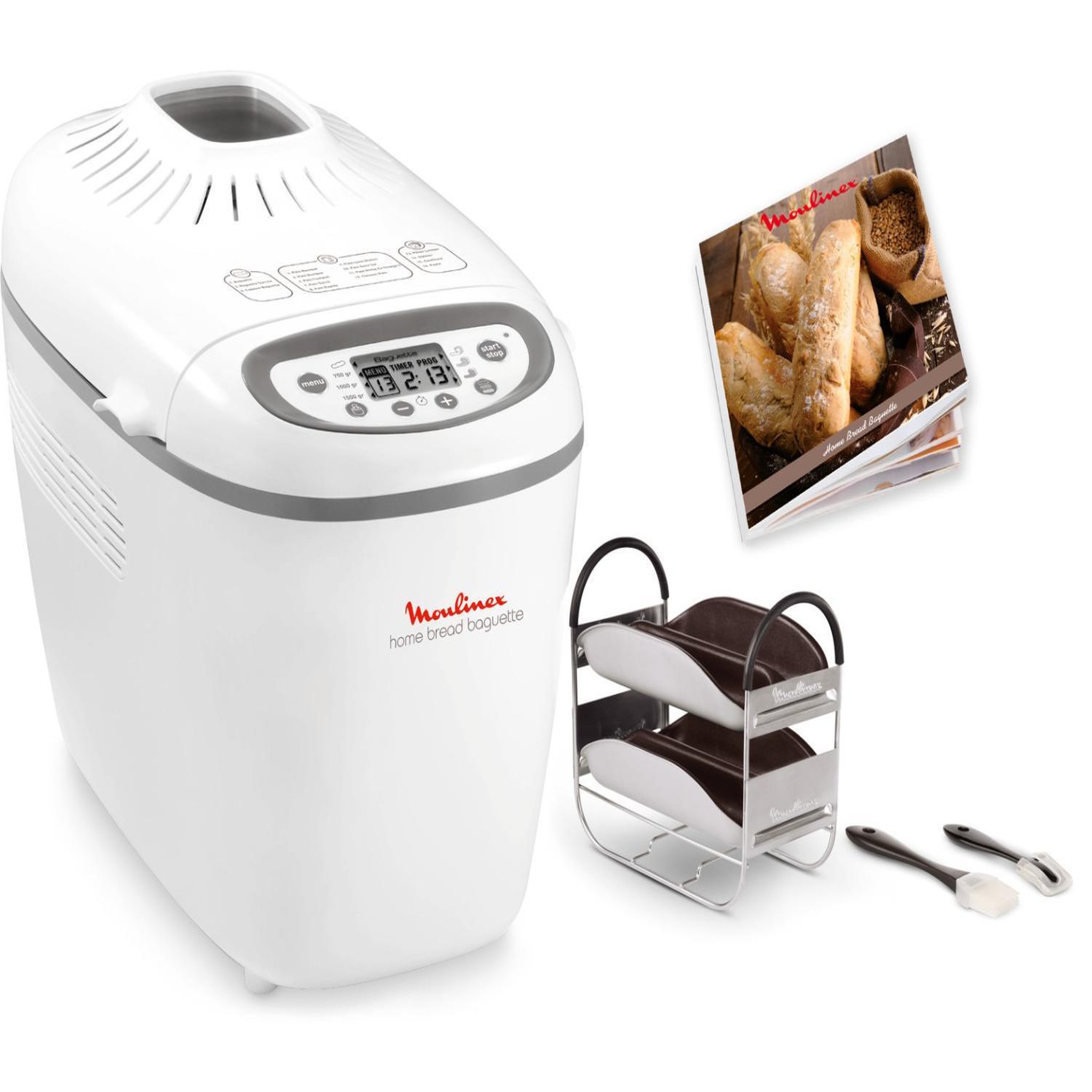 Voir la diapositive 3 : MOULINEX Machine à pain Moulinex Home Bread Baguette OW610110