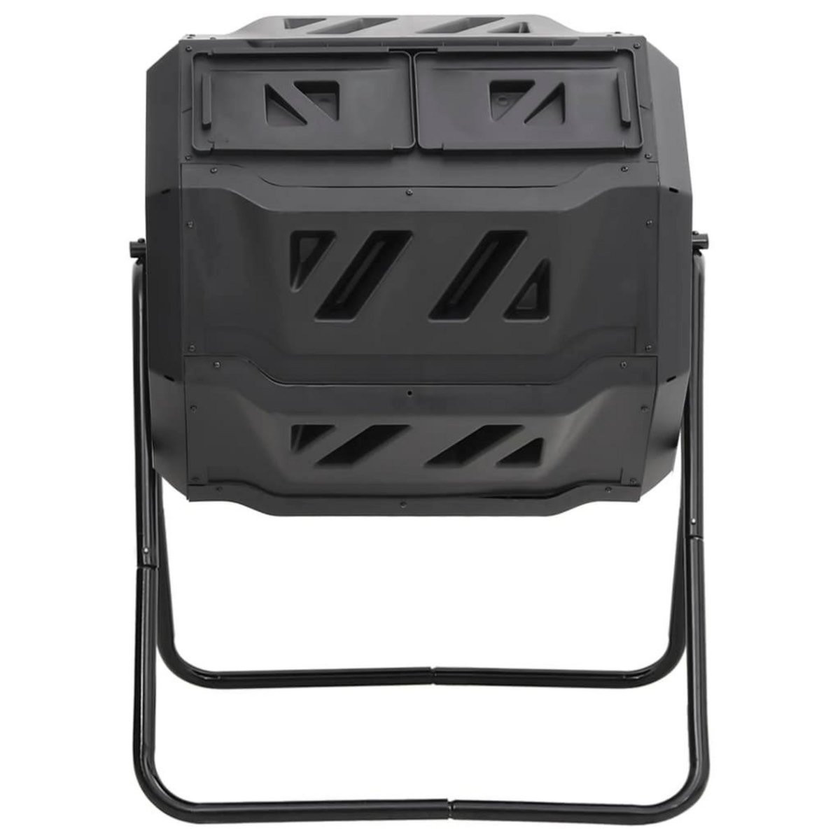 VIDAXL Bac a compost de jardin Noir 73x64x95 cm 160 L