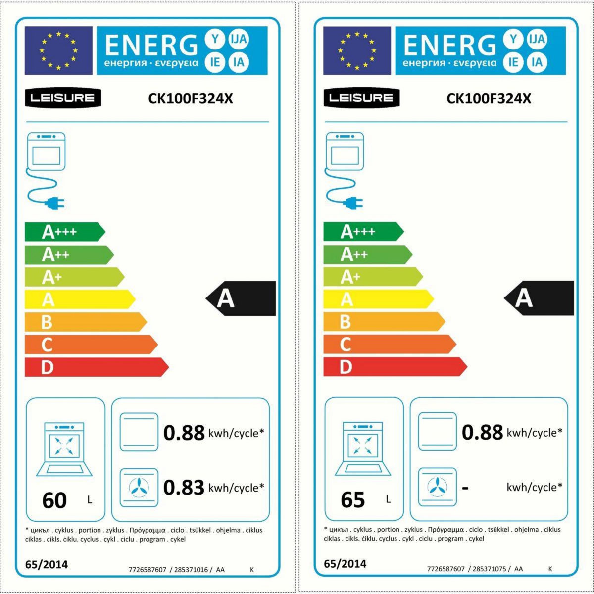 Leisure Piano de cuisson mixte CK100F324X CookMaster