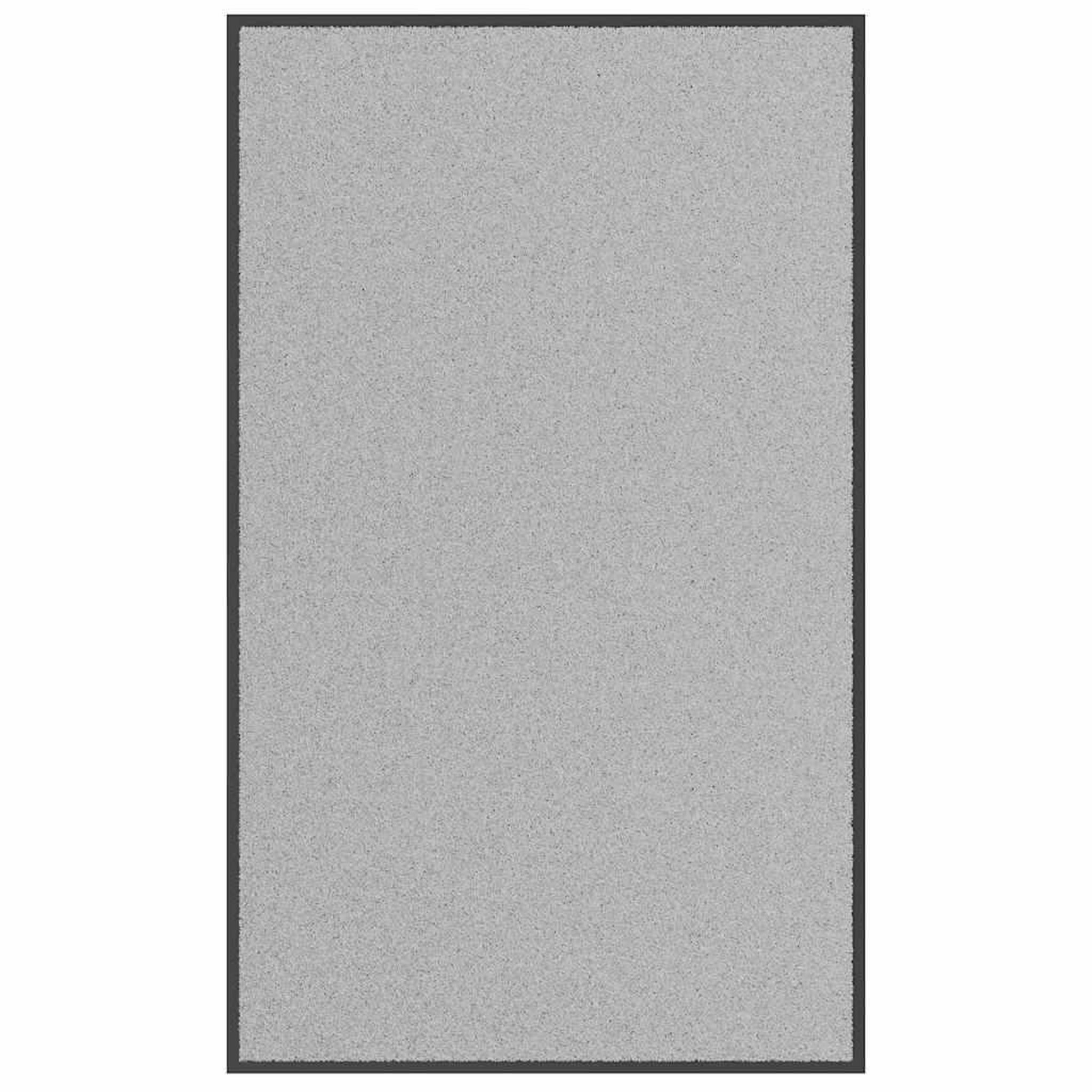 VIDAXL Paillasson Gris 90x150 cm