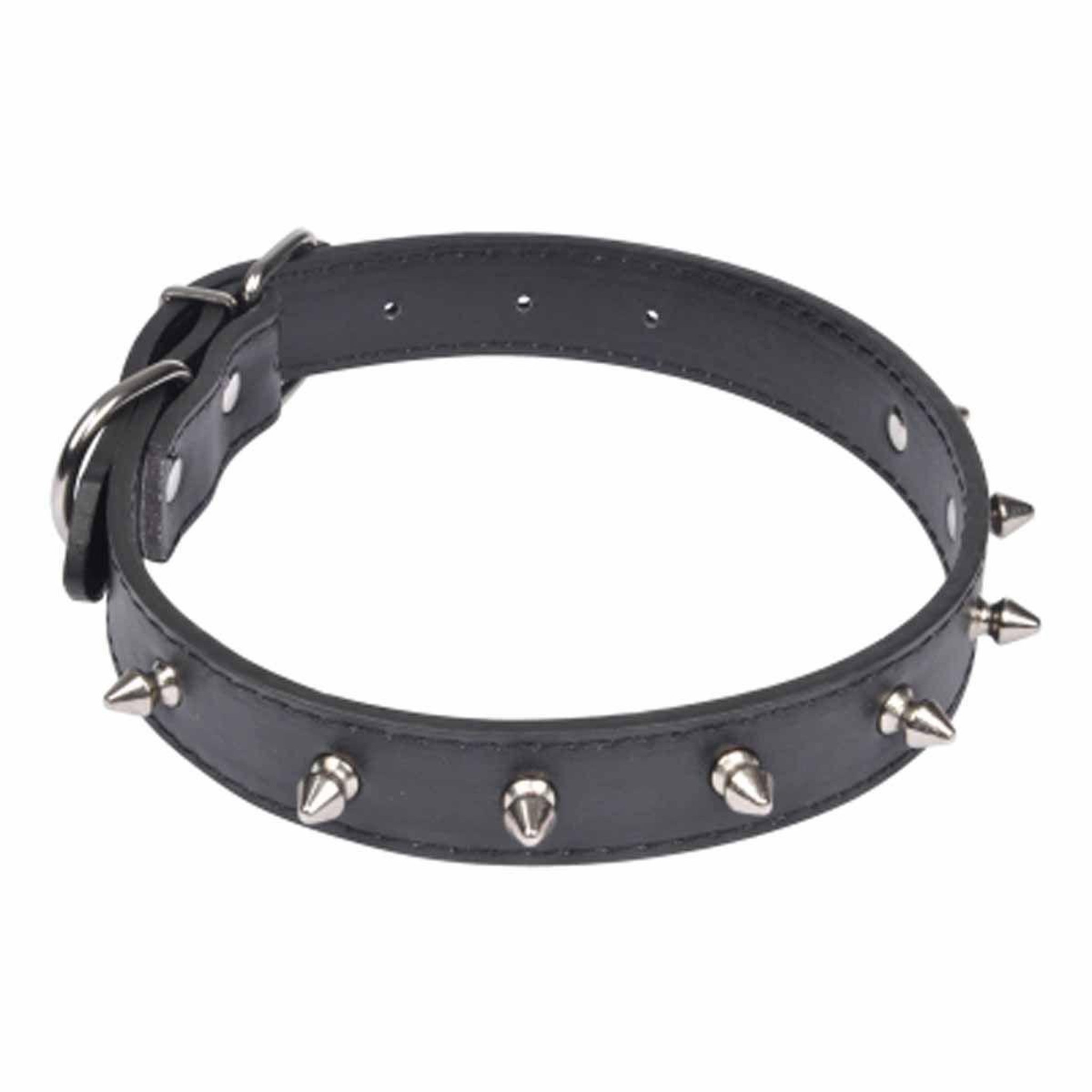 HOMEA Collier fantaisie pour chien  pics  55cm noir