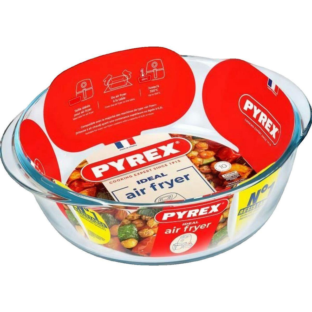 PYREX Plat Pyrex 3426470301305 Verre borosilicate transparent