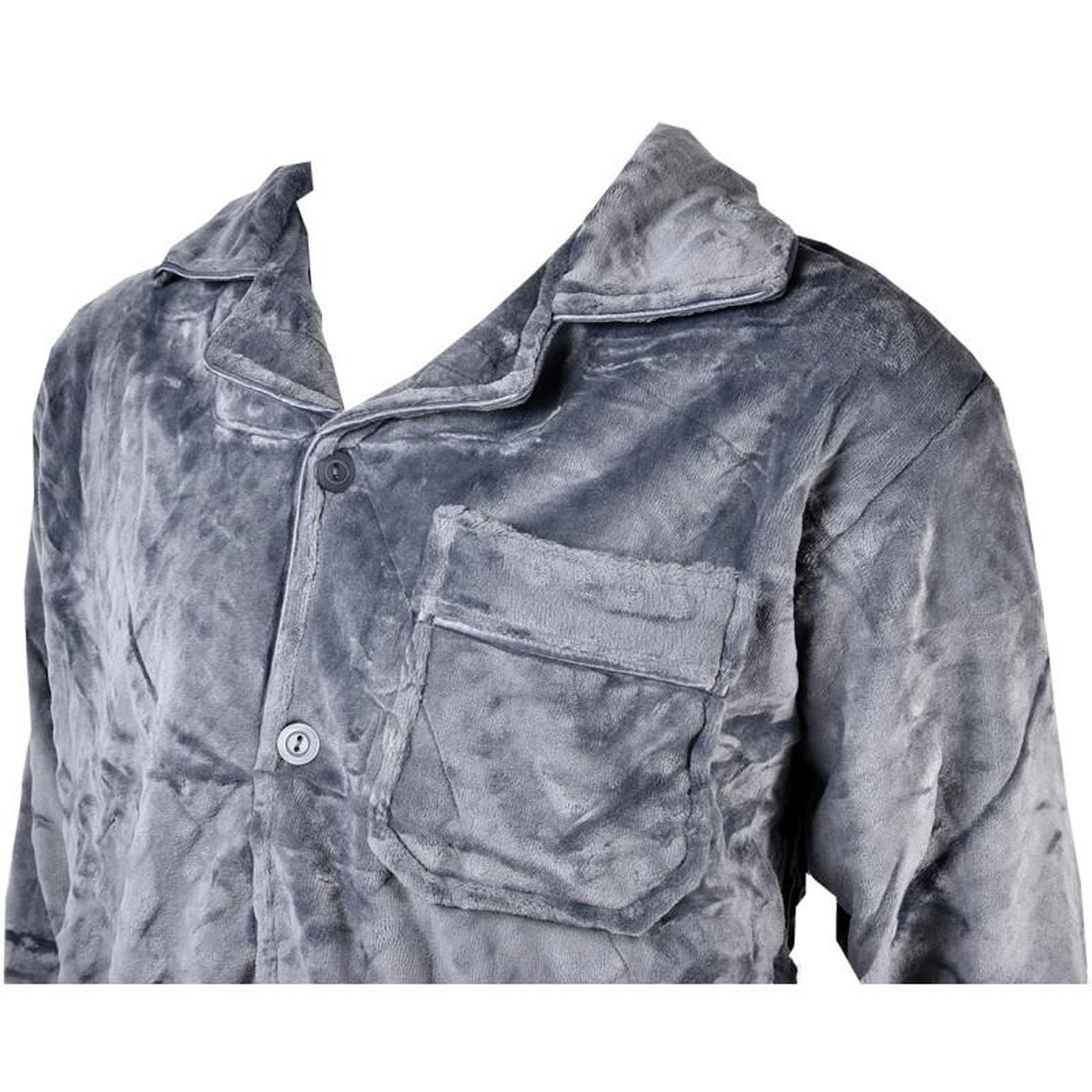 Voir la diapositive 3 : OZABI Pyjama Homme POLAIRE ECO