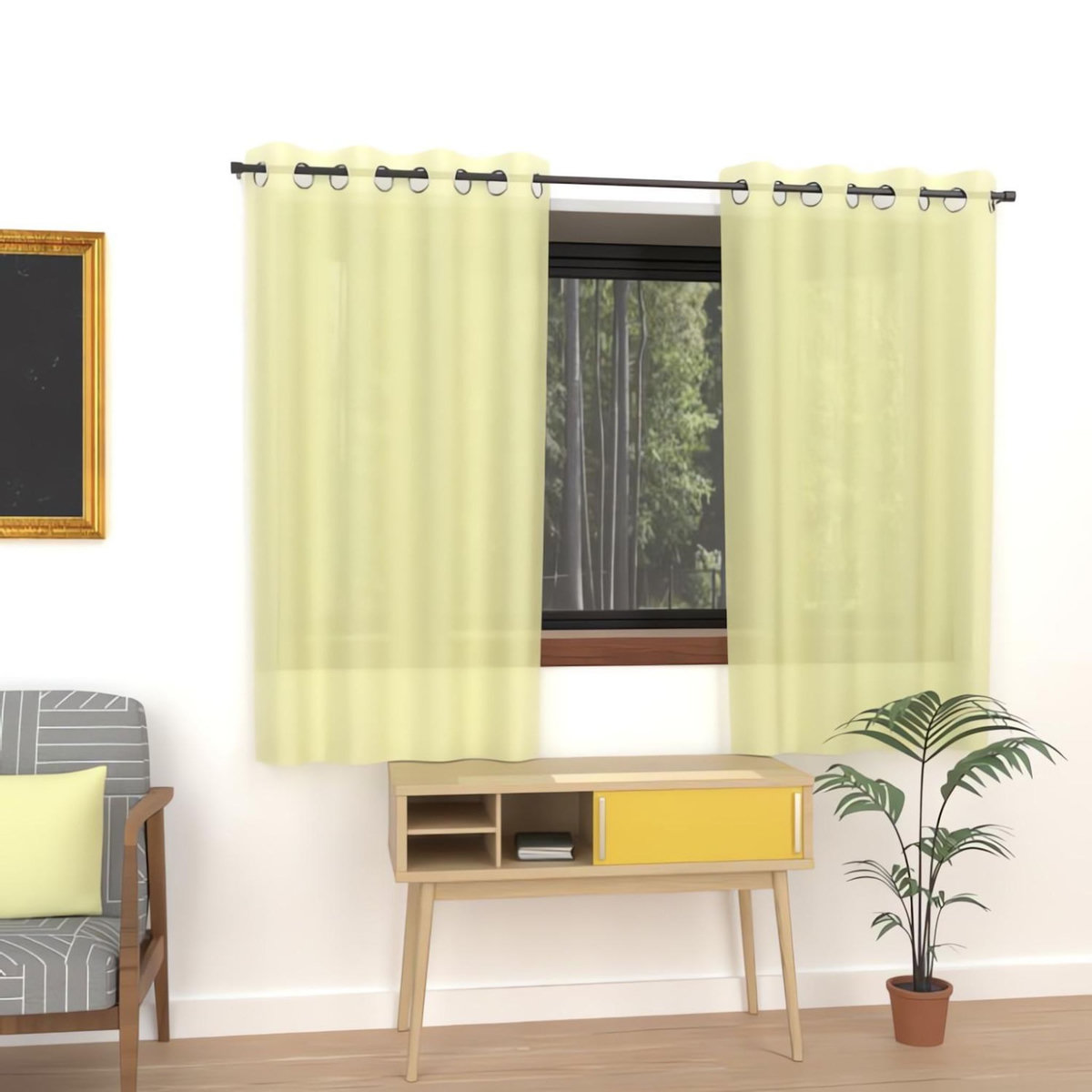 SOLEIL D'OCRE Voilage à oeillets ALIX, par Soleil d'ocre