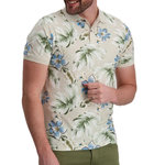 Petrol Industries Polo Beige à Motifs Homme Petrol Industries POL908. Coloris disponibles : Beige