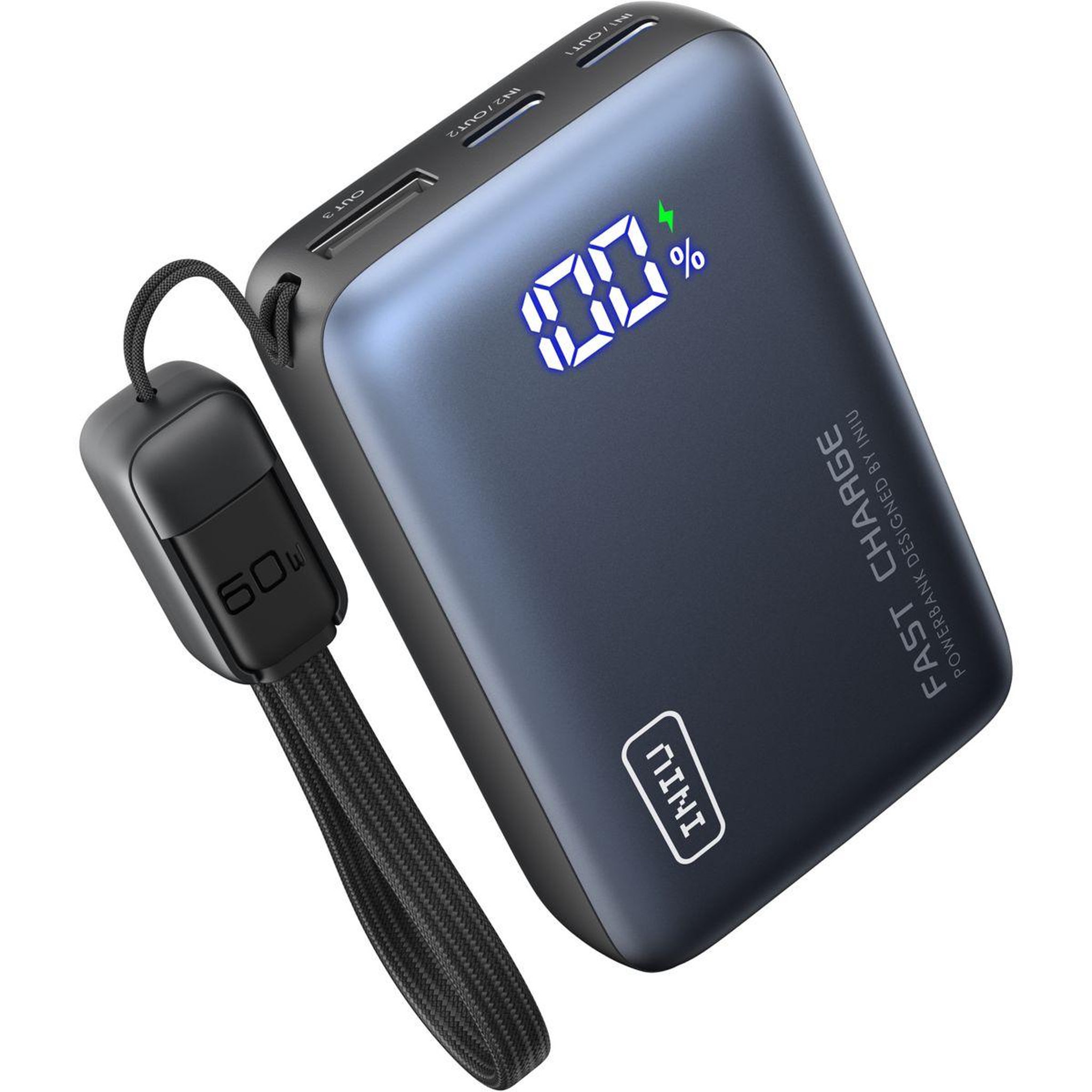 INIU Batterie externe 10 000 mAh Pocket Pro S