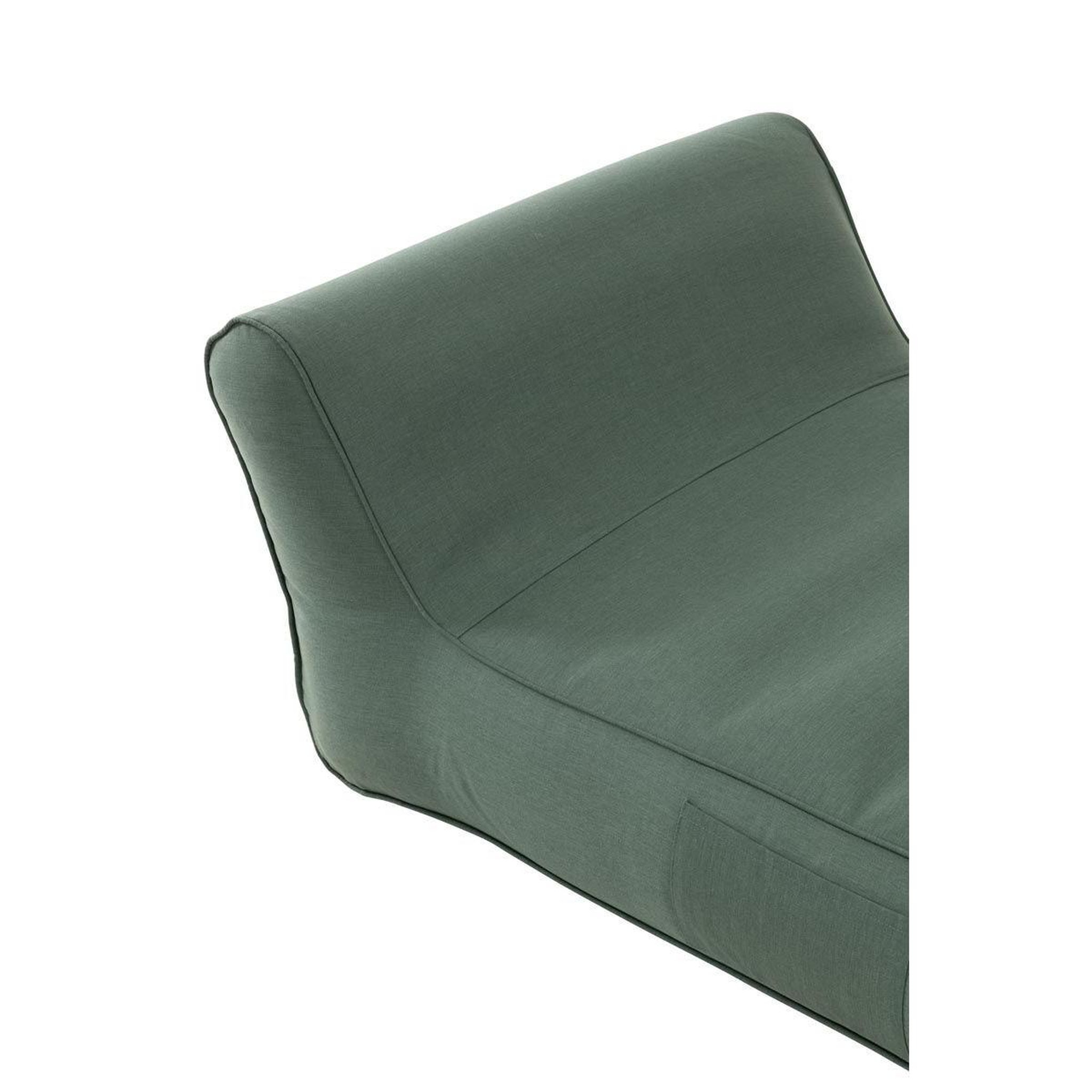 Voir la diapositive 6 : J-LINE Matelas de jardin  hélène  160cm vert