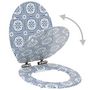 Voir la diapositive 3 : VIDAXL lot de 2 Sieges WC MDF Couvercle a fermeture douceur Porcelaine
