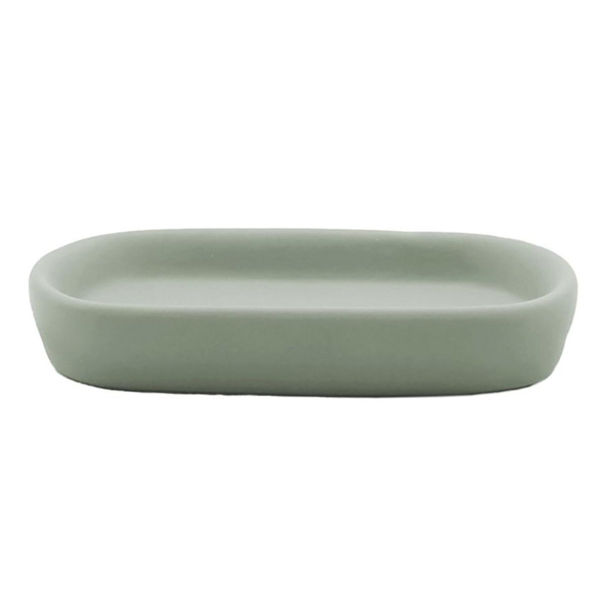Douceur d'Intérieur Porte-savon en céramique  ceralia  13cm sauge