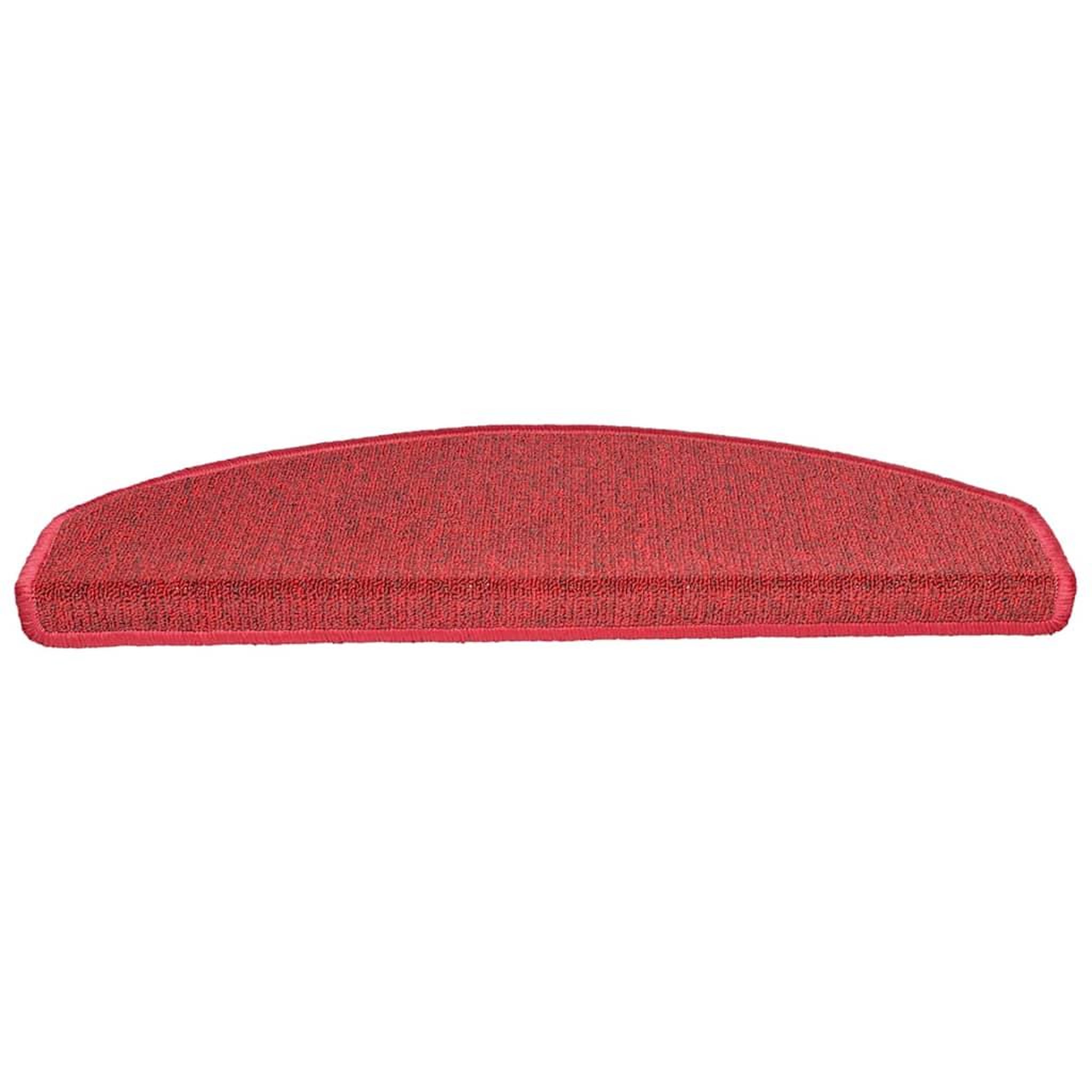 Voir la diapositive 3 : VIDAXL Tapis d'escalier 20 pcs rouge bordeaux 65x24x4 cm