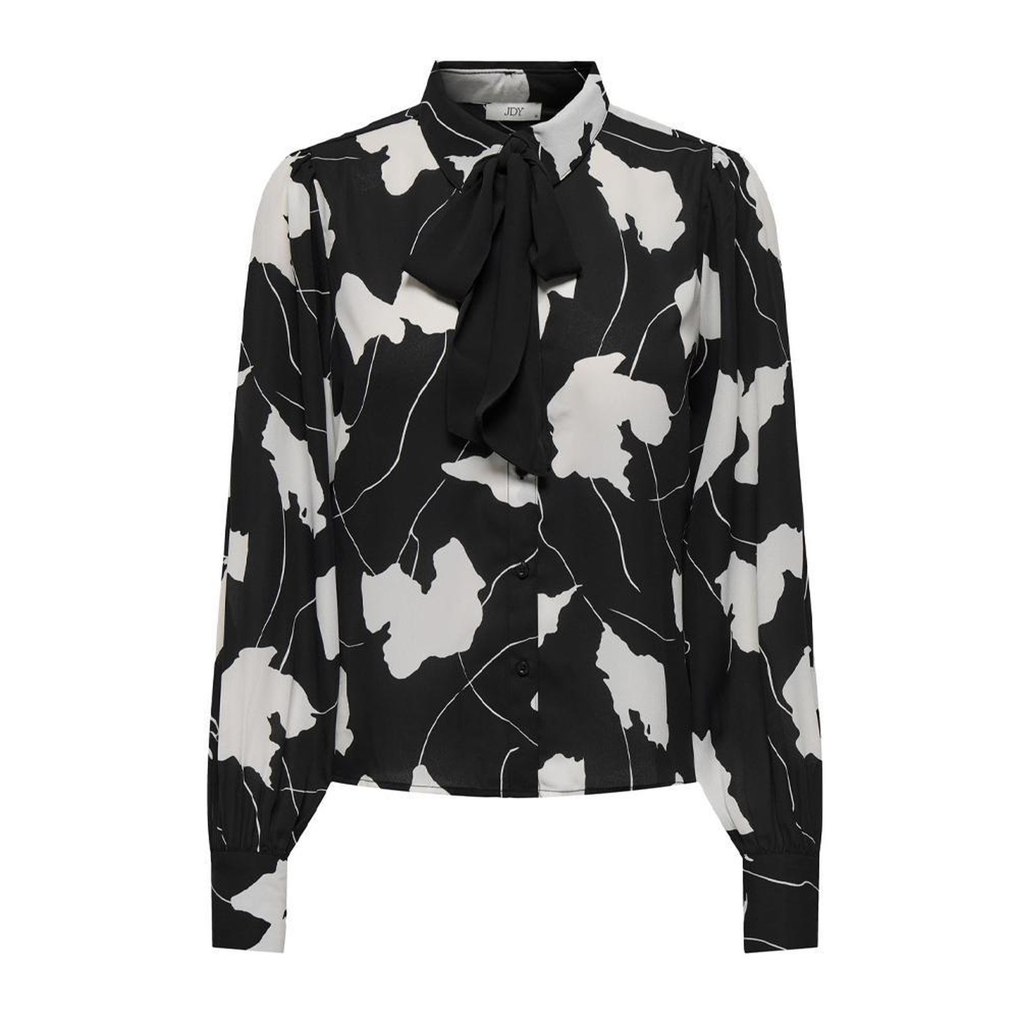 JACQUELINE DE YONG Blouse Noir/Blanc Imprimé Femme JDY Life Boey. Coloris disponibles : Noir