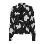 JACQUELINE DE YONG Blouse Noir/Blanc Imprimé Femme JDY Life Boey. Coloris disponibles : Noir