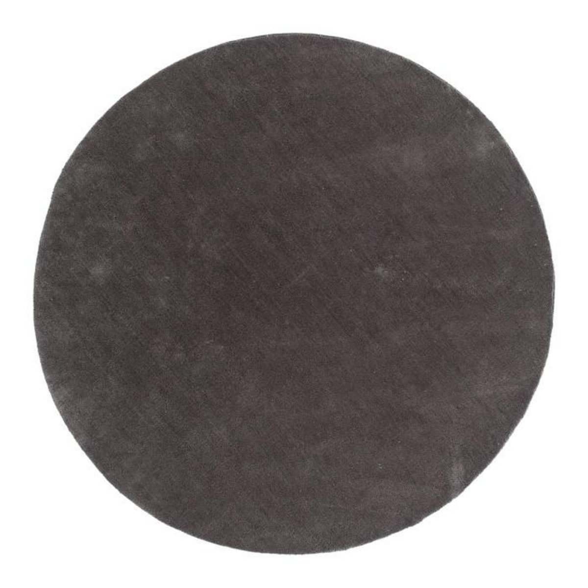 Paris Prix Tapis Déco Rond  Undra  200cm Gris Foncé