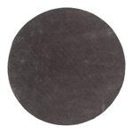 Paris Prix Tapis Déco Rond  Undra  200cm Gris Foncé
