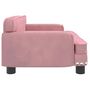 Voir la diapositive 4 : VIDAXL Lit pour chien rose 70x45x30 cm velours
