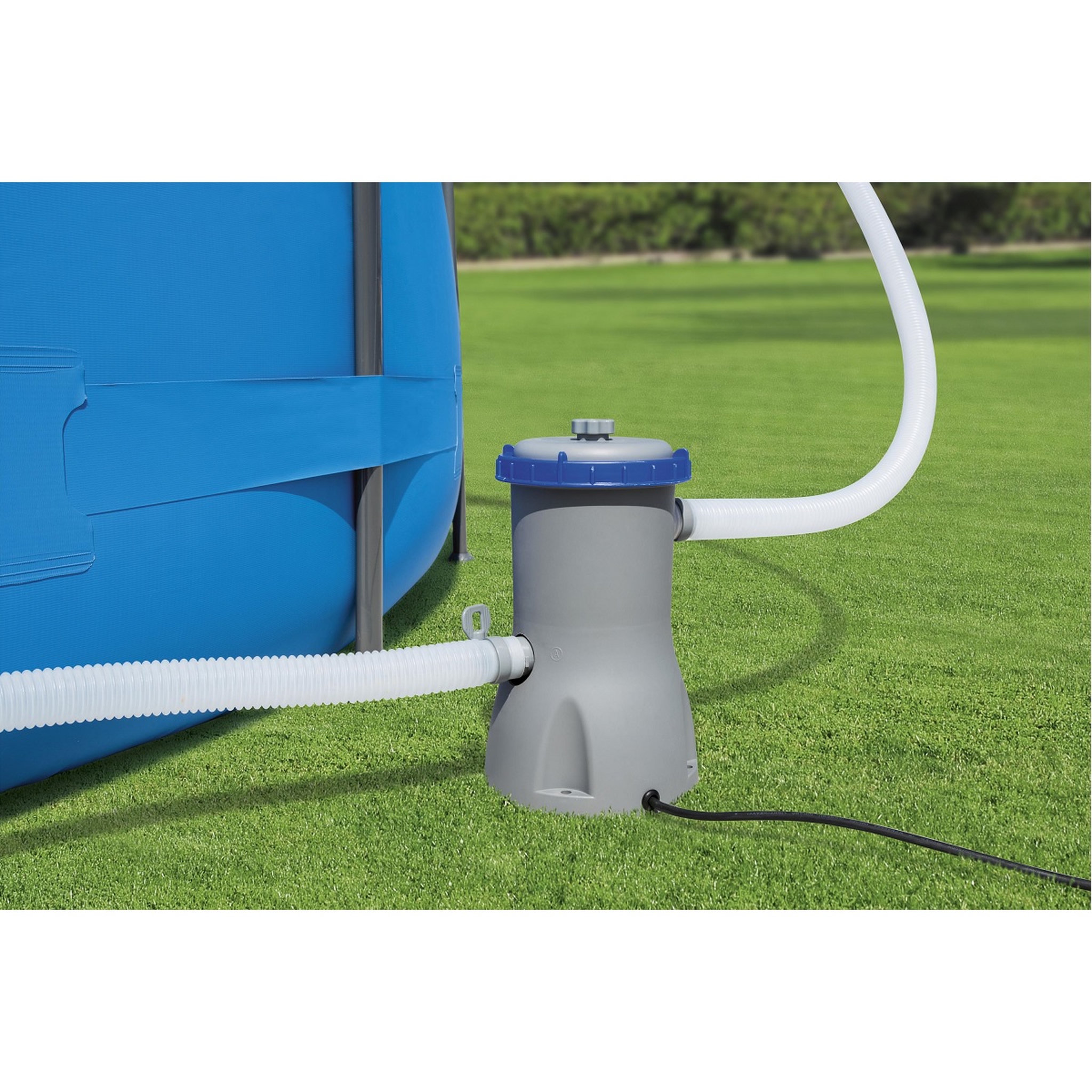 Voir la diapositive 2 : BESTWAY Filtre à cartouches pour piscines 1,10 m3 à 17,40 m3