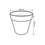 Voir la diapositive 2 : ELHO Pot de fleurs rond Loft Urban Ø 30 x H.26 cm - Blanc