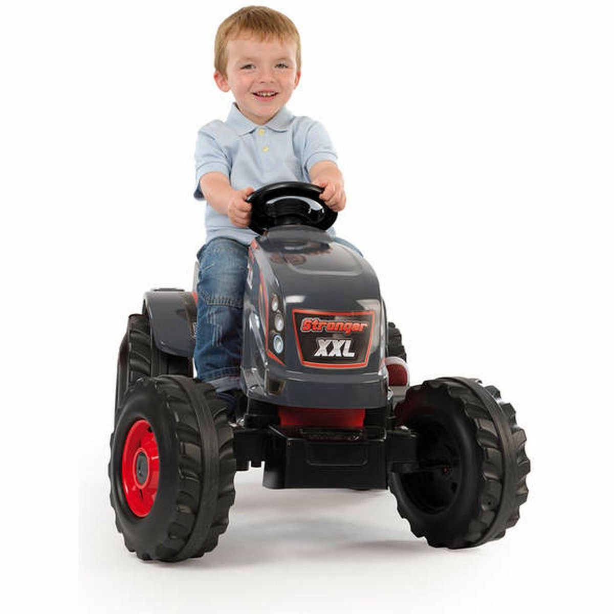 SMOBY Tracteur Stronger XXL avec remorque