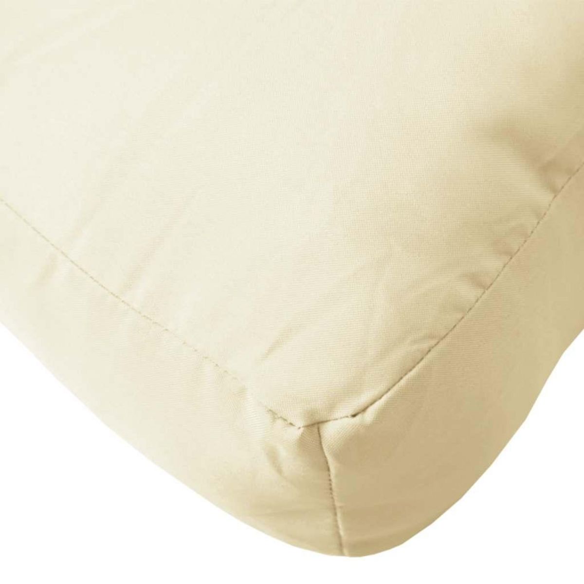 VIDAXL Coussin de palette creme 60x60x8 cm tissu oxford