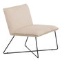 Voir la diapositive 1 : Paris Prix Fauteuil en Velours  X-Lounge  82cm Beige