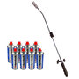 Voir la diapositive 1 : ALPENTECH Desherbeur thermique piezo Chalumeau gaz + 8 Recharges Desherbant thermique Brule herbes