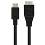 Voir la diapositive 1 : ESSENTIEL B Câble USB C USB-C vers Micro USB 3.0 - 1M NOIR