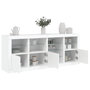 Voir la diapositive 1 : VIDAXL Buffet avec lumieres LED blanc 164x37x67 cm