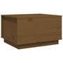 Voir la diapositive 2 : VIDAXL Table basse Marron miel 60x50x35 cm Bois massif de pin