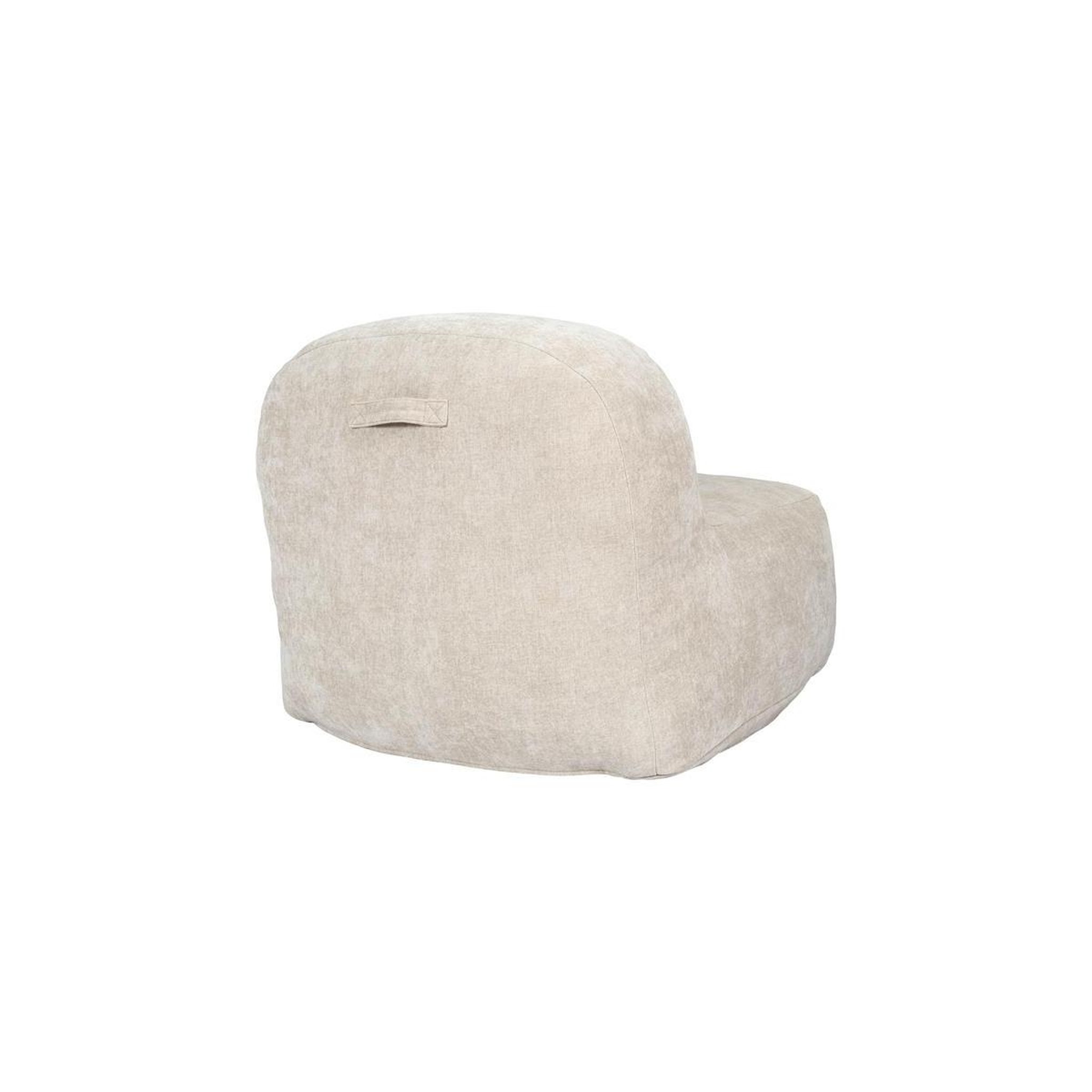 Voir la diapositive 5 : The Home Deco Factory Fauteuil compressé design  emilia  85cm beige
