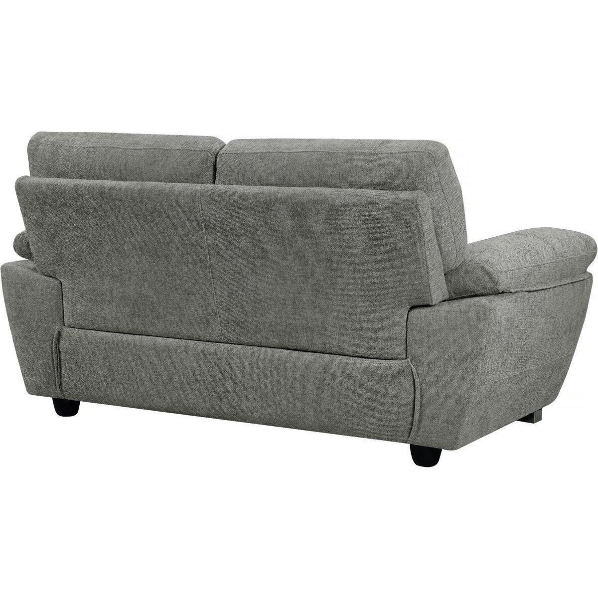 Habitat et Jardin Canapé fixe en tissu  Dallas  - 169 x 88 x 90 cm - 2 places - Gris