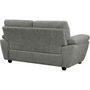 Voir la diapositive 4 : Habitat et Jardin Canapé fixe en tissu  Dallas  - 169 x 88 x 90 cm - 2 places - Gris
