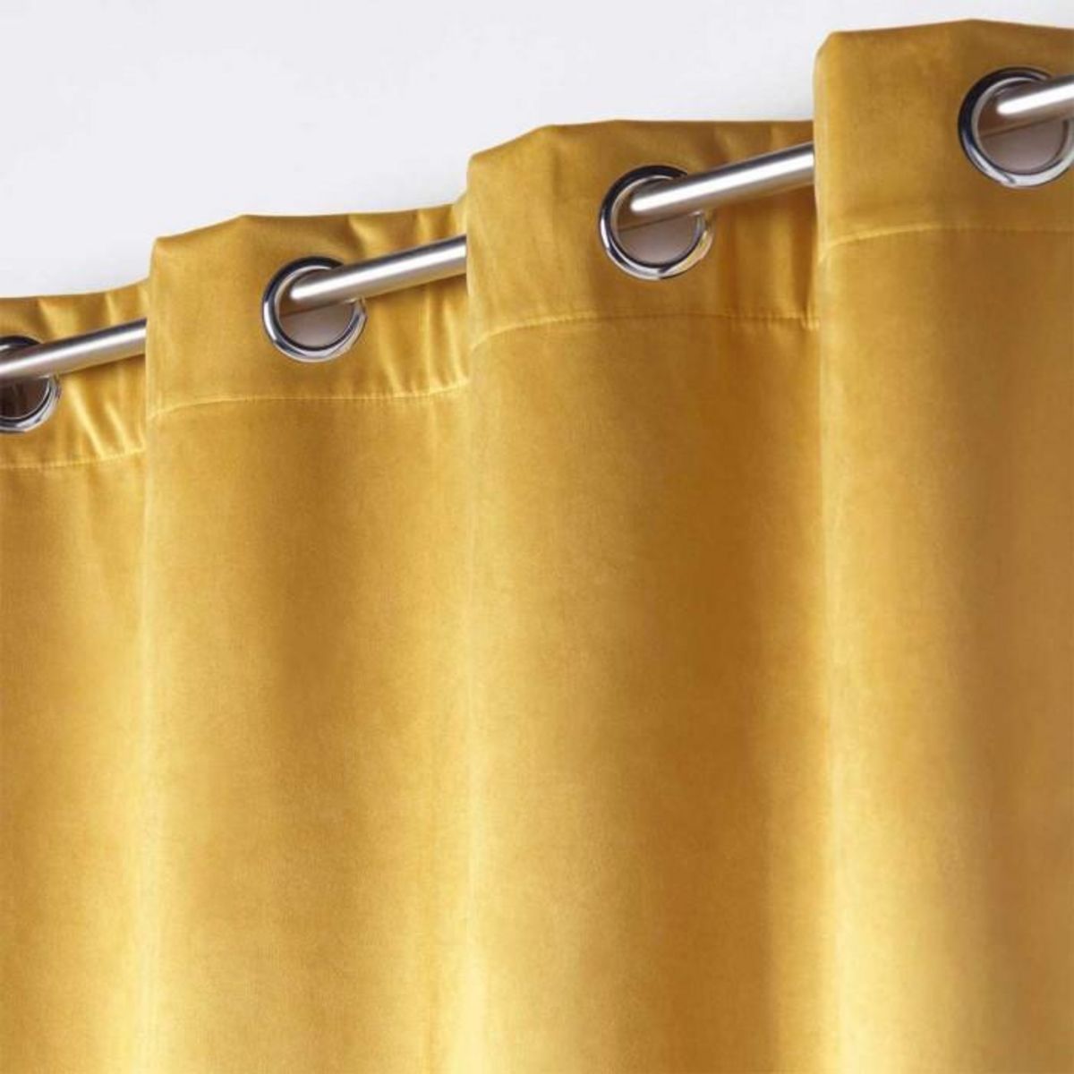 Paris Prix Rideau Occultant  Velounight  135x260cm Jaune