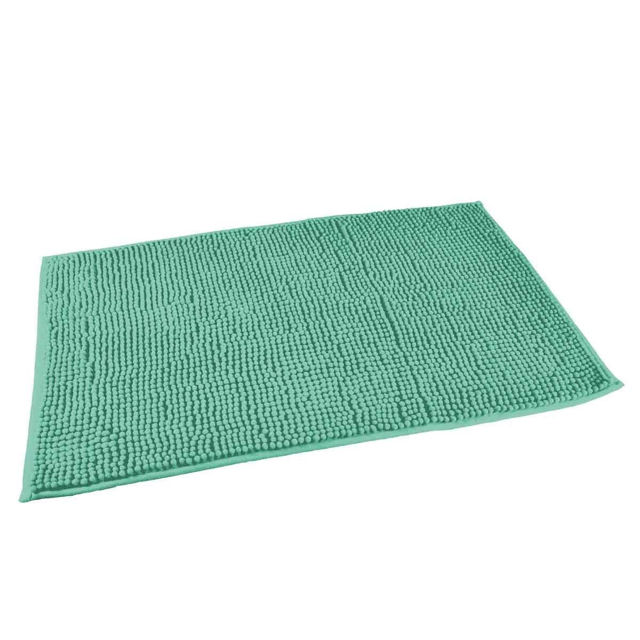 Voir la diapositive 2 : Douceur d'Intérieur Tapis de bain microfibre  sweety  50x120cm tilleul
