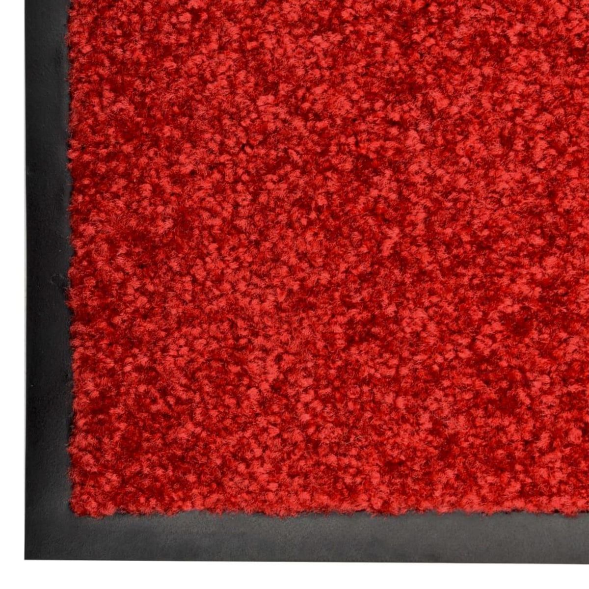 VIDAXL Paillasson lavable Rouge 90x150 cm