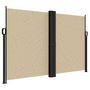 Voir la diapositive 2 : VIDAXL Auvent lateral retractable beige 160x1000 cm