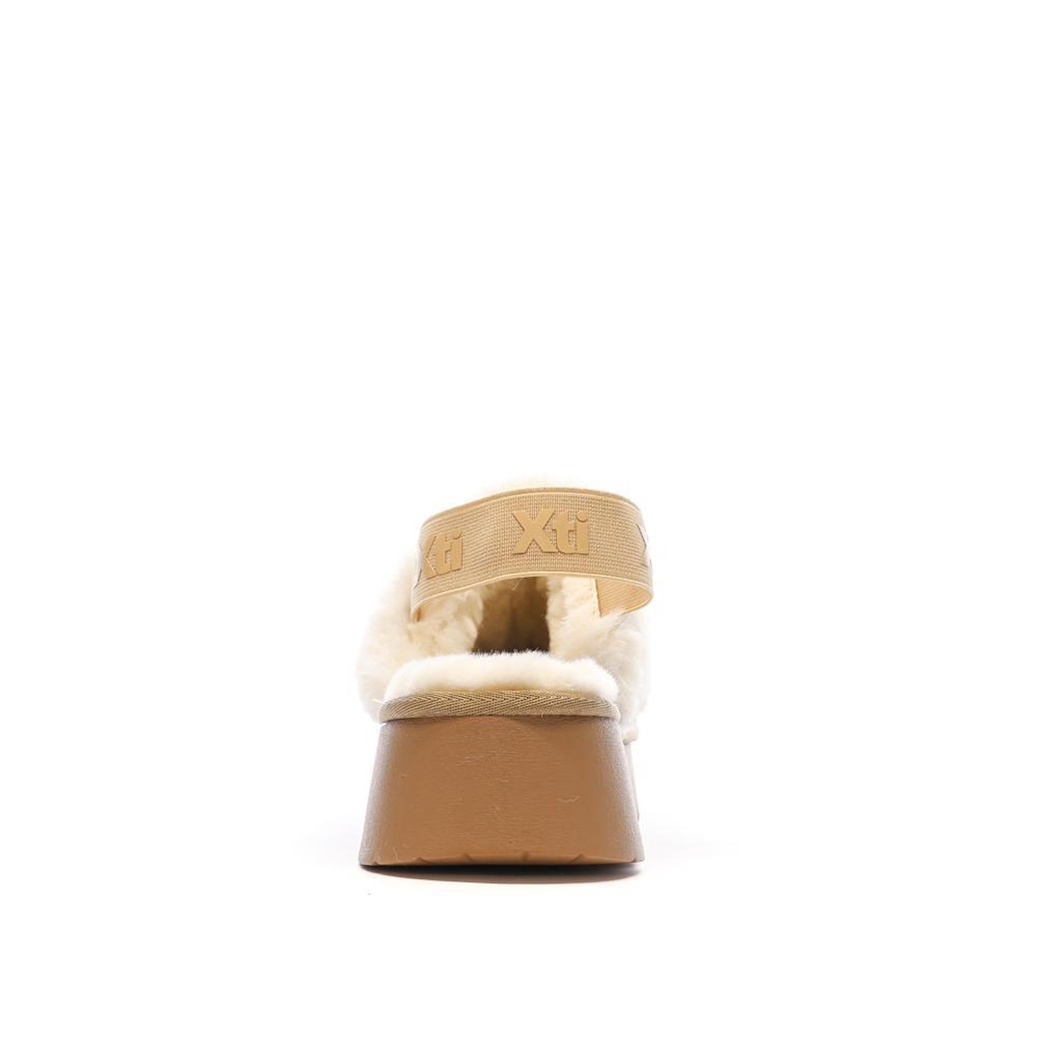 Voir la diapositive 3 : XTI Sabots fourrés à élastique Beige Femme Xti Microfiber
