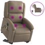 Voir la diapositive 2 : VIDAXL Fauteuil inclinable de massage electrique cappuccino similicuir