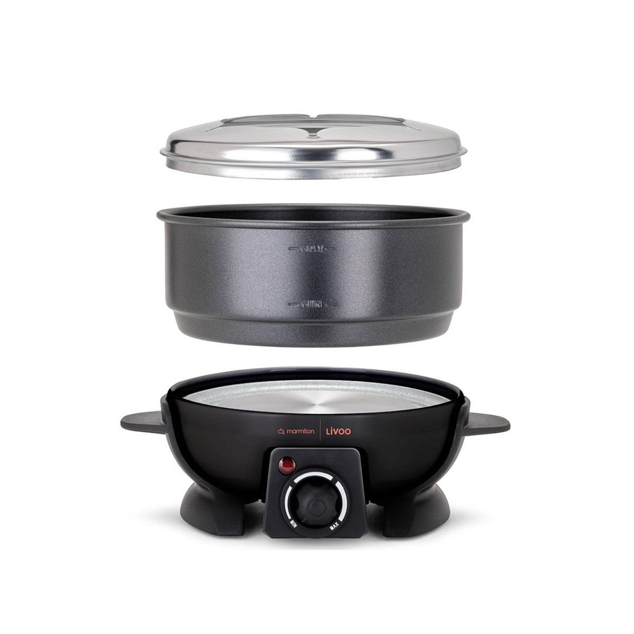 Voir la diapositive 4 : LIVOO Fondue électrique 650w 6 fourchettes - doc308