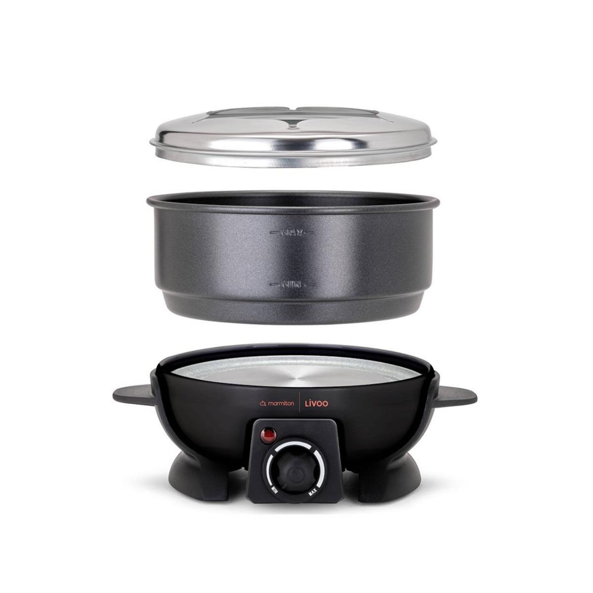 LIVOO Fondue électrique 650w 6 fourchettes - DOC308