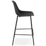 Voir la diapositive 3 : Paris Prix Tabouret de Bar Design  Braddock  96cm Noir