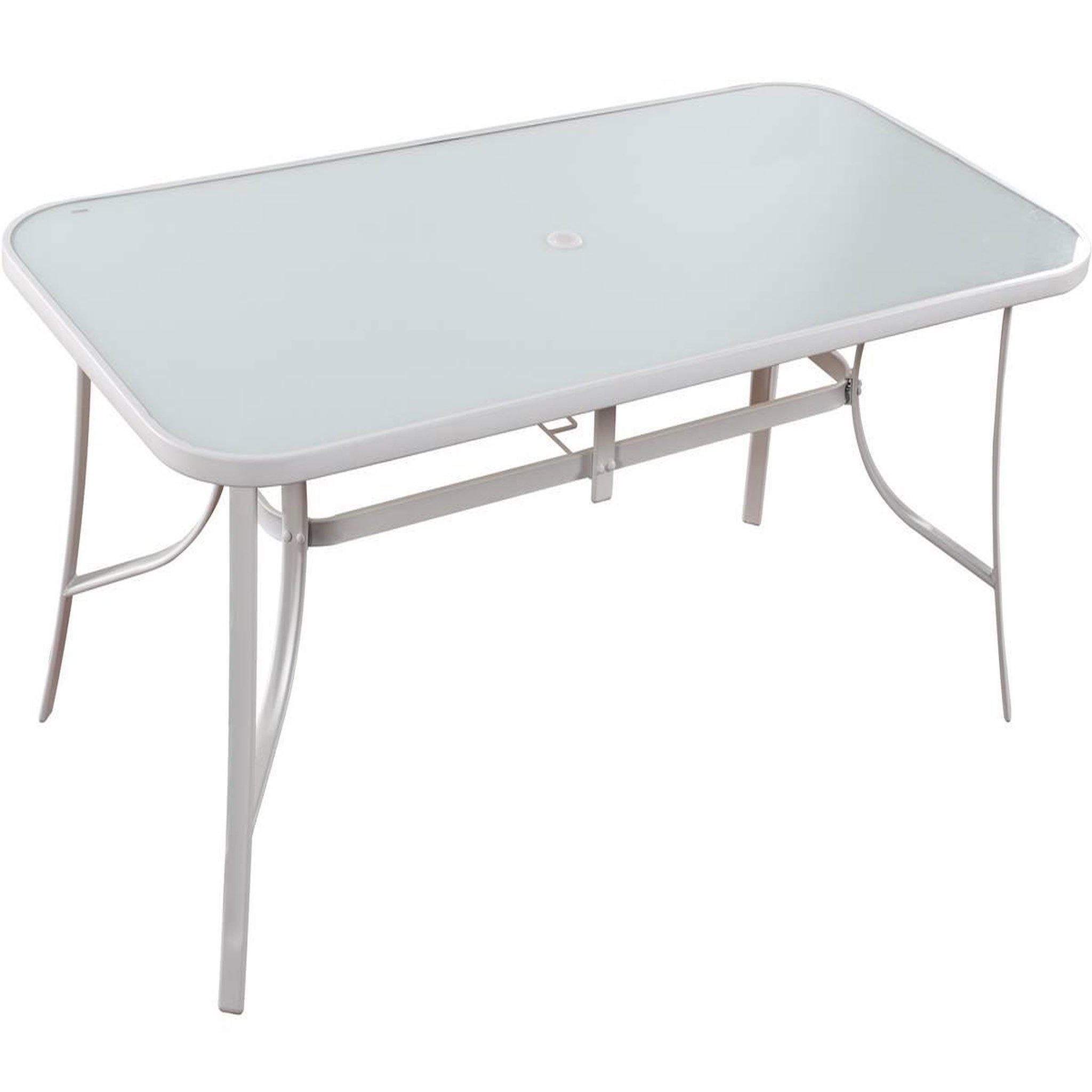 Voir la diapositive 3 : Habitat et Jardin Table et chaises de jardin en textilène  cordoba  - phoenix - 6 places - ecru