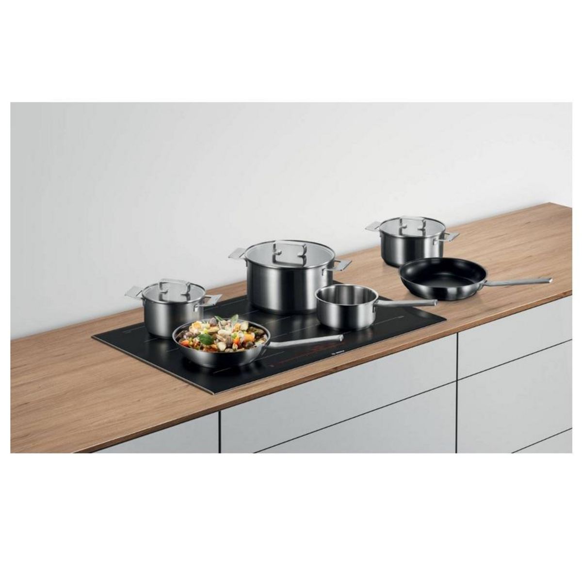 BOSCH Batterie de cuisine 6 pièces inox - HEZ9SE060
