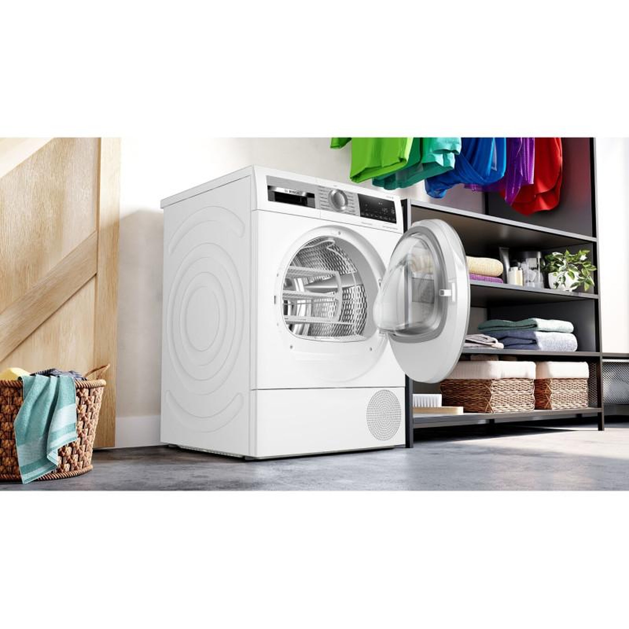 Voir la diapositive 4 : BOSCH Sèche-linge pompe à chaleur – Bosch WQG245DSFR