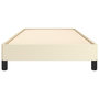 Voir la diapositive 5 : VIDAXL Cadre de lit sans matelas creme 100x200 cm similicuir